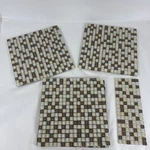 7) Jeffrey Court 12 Glass Sheet Mosaics Tile 5/8 Cloudy Sky Pattern Open. Price: $50.00.