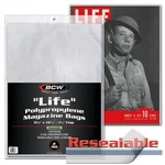 Case 1000 Bcw Resealable Life Magazine Acid Free Archival 2MIL Poly Bags Sleeves New. Price: $236.49.