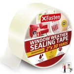 Xfasten Transparent Window Weather Sealing Tape, 2-INCH 30 Yards (50.8MM 27. New. Price: $13.99.