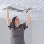 Ceilume Drop Ceiling Tile; 2X2 Tiles Stratford Ultra-thin Feather-ligh New. Price: $151.15.
