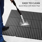 4-PACK Rubber Mats With Drain Holes Commercial Anti-slip Flooring For Kitchen New. Price: $64.99.