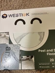 Westick Peel And Floor Tile Bathroom 12" X 20 Pcs White Marble Viny... Open. Price: $12.00.