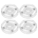 Uxcell 4PCS Acrylic Lazy Susan Turntable, 2 Clear Inch, New. Price: $16.64.