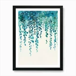 Ivy Watercolor Painting Art Print Framed Wall Poster Canvas Picture New. Price: $53.61.