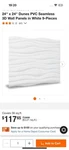 Innovera Decor By Palram 24-IN X Embossed White Pvc Abstract Wall Panel New. Price: $53.99.