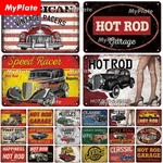 Hot Rod Garage Tin Metal Sign Vintage Plaque Car Plate Wall Decor 8X12 New. Price: $9.99.