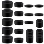 20 Pack Thick Rubber Washers Round & Flat Spacers 4 Sizes Black Bushings New. Price: $15.55.