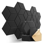 12PCS Hexagon Wall Panels Self-adhesive Sound Absorbing Studio Acoustic New. Price: $26.99.