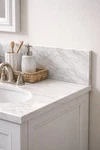 Avanity 22 Carrara White Marble Bathroom Sink New. Price: $26.99.