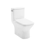 Carre One Piece Square Toilet Left Side Flush, 10" Rough-in 1.28 Gpf White New. Price: $362.31.