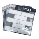 Roommates 10.5"X10.5" Peel & Classic Subway 4SHEETS 6PK New. Price: $54.00.