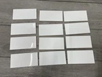 Lot Of 12 Daltile 0190S4369MOD1P2 6"X 3" Glossy Ceramic Bullnose -arctic White Open. Price: $24.99.