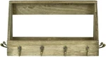 Livevie Elegant Wooden Wall Mount Mail & Key Holder Decorative 6-HOOK Organizer New. Price: $16.39.