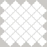 Inhome Quatrefoil 10 In. X Peel Stick Resin Backsplash Tiles / Brand New. Price: $5.99.