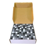 (11) Sheets Maniscalco Mosaic Glass Tile Storm Frosted 23X23X8MM 1.0SQ.M Open. Price: $99.99.