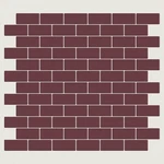 Shaw 587TS Technicolor Dreams - 11" X 12" Rectangle Brick Floor Maroon New. Price: $26.38.