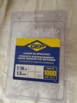 Qep Leave-in 1/16" (1.5MM) Tile Spacers (box 0F 1,000) (new). Price: $13.49.