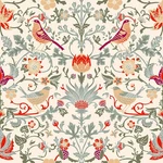 Rewallpaper Vintage Birds Floral Peel And Stick Boho William Morris New. Price: $33.47.
