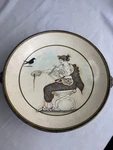 Cylix Of Apollo Delphi Handmade & Painted Museum Replica Ceramic Pedestalbowl Used. Price: $48.50.