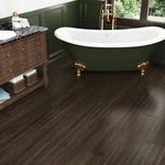 Wallercity 6"X36" 4PCS Vinyl Flooring Peel And Stick 36X6 Inch, Black/brown New. Price: $17.29.