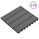 Decking Tile Wpc Outdoor Flooring Indoor Modern Square Patio Surface Vidaxl New. Price: $79.99.