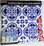 3D Blue White Floral Peel Stick Vinyl Wall Tile Backsplash Lightweight 12" 5PCS. New. Price: $19.99.