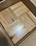 Bruce Parquet 15 Sq Ft 12X12X5/16 Natural AHS100LG Solid Oak Tiles New!. Price: $207.00.