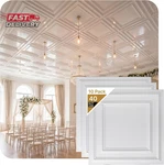 From Plain To Beautiful Hours 232 Economy Pvc 2' X Lay-in Ceiling Tile (co New. Price: $82.07.