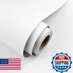 Uooar White Peel And Stick Wallpaper 15.7"X1180" Solid Colour Contact Mode New. Price: $132.93.