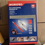Workpro Peel & Stick Vinyl Carpet Flooring Installation Materials 6-PIECE New. Price: $19.69.