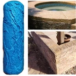 Original Weathered Flagstone, Concrete Stamp, Texture Roller... New. Price: $81.82.