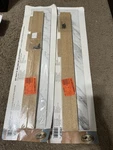 2X Hampton Bay Wilsonart Laminate End Cap Kit Textured Calcutta Marble Asis For. Price: $29.69.