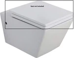 Fine Fixtures Plaza Wall Hung Toilet Bowl 21" - White. No Seat Open. Price: $139.00.