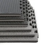 Xspec 1" Extra Thick Reversible Eva Foam Gym Mats 12 Pcs 48 Sq Ft, Black & Grey New. Price: $109.99.