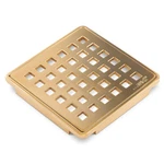 Wedi Drain Cover, Grate Assembly, 3-3/4"X3-3/4", For Tiles Shower Base New. Price: $156.60.