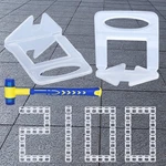 Tile Leveling System Clips Spacers Leveler Diy Spacer... New. Price: $82.05.