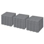 60X Interlocking Deck Tiles, 12 Inch Gray Waterproof Anti-slip Bathroom Porch New. Price: $196.95.