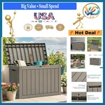 Yitahome 45 Gallon Waterproof Resin Deck Box Lockable Patio Storage Brown New. Price: $84.72.