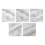 Floorpops Polished Peel & Stick Tiles, Gray 12"L X 12"W 0.06"T New. Price: $24.99.