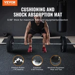 25 Pcs 0.56" Thick Gym Floor Mats, 24"X24", Eva Foam & Rubber 100 Sq.ft Coverage New. Price: $247.99.