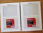 Lot Of Everbilt E102M 12X8 2-WAY Steel Wall Ceiling Register Vent White New. Price: $25.95.