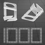 Tile Leveling System Clips 1/8", 1000PCS Leveler Spacers For Diy & Pr New. Price: $38.66.