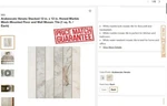 Msi Arabescato Venato Honed Marble Floor Wall Mosaic Tile ARAVEN-2X12STH New. Price: $6.95.