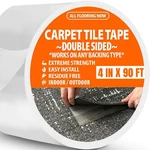 Carpet Tape Double Sided Heavy Duty Wide Tile 4INX90FT Rug Grippe... New. Price: $58.80.