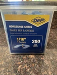 (200-PK) Qep Horseshoe Shim Tile Spacers Blue 1/16" 10320 New. Price: $15.00.