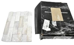 Lot Of 10 Angora Subway Polished Marble Mosaic Tiles Cracked/chipped 11.81" Open. Price: $119.99.