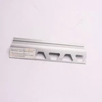 Schluter Cove Shaped Profile Tile Edging Trim Satin Anodized Aluminum 2-1/2" Open. Price: $19.09.