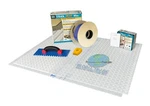 Laticrete 240V Strata Heat Kit: Smart Wifi Thermostat, Mat, Cable, Safe Tools New. Price: $642.53.