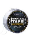 The Good Stuff Double Sided Heavy Duty 1" X10FT' Transparent Nano Tape... New. Price: $13.07.