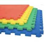 Eva Foam Mat Tiles 4 Pack 16 Sq Ft Interlocking Playroom Gym Multicolor Stalwart New. Price: $10.99.